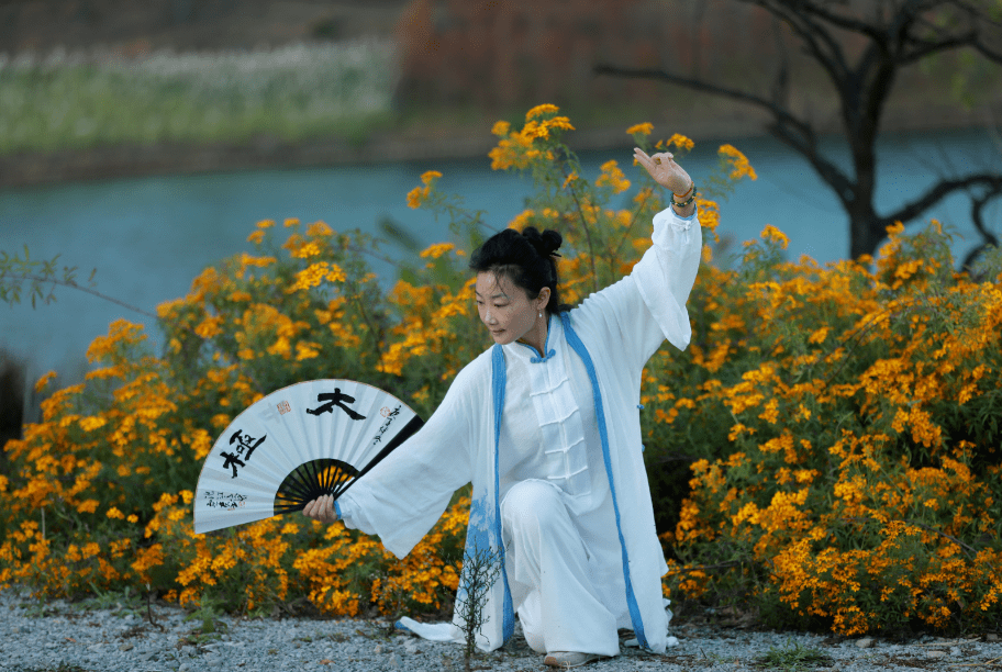 太极拳图片 女神图片