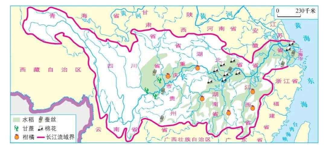 分佈圖▼長江流域主要旅遊景點▼長江流域主要水電站▼長江流域易發生