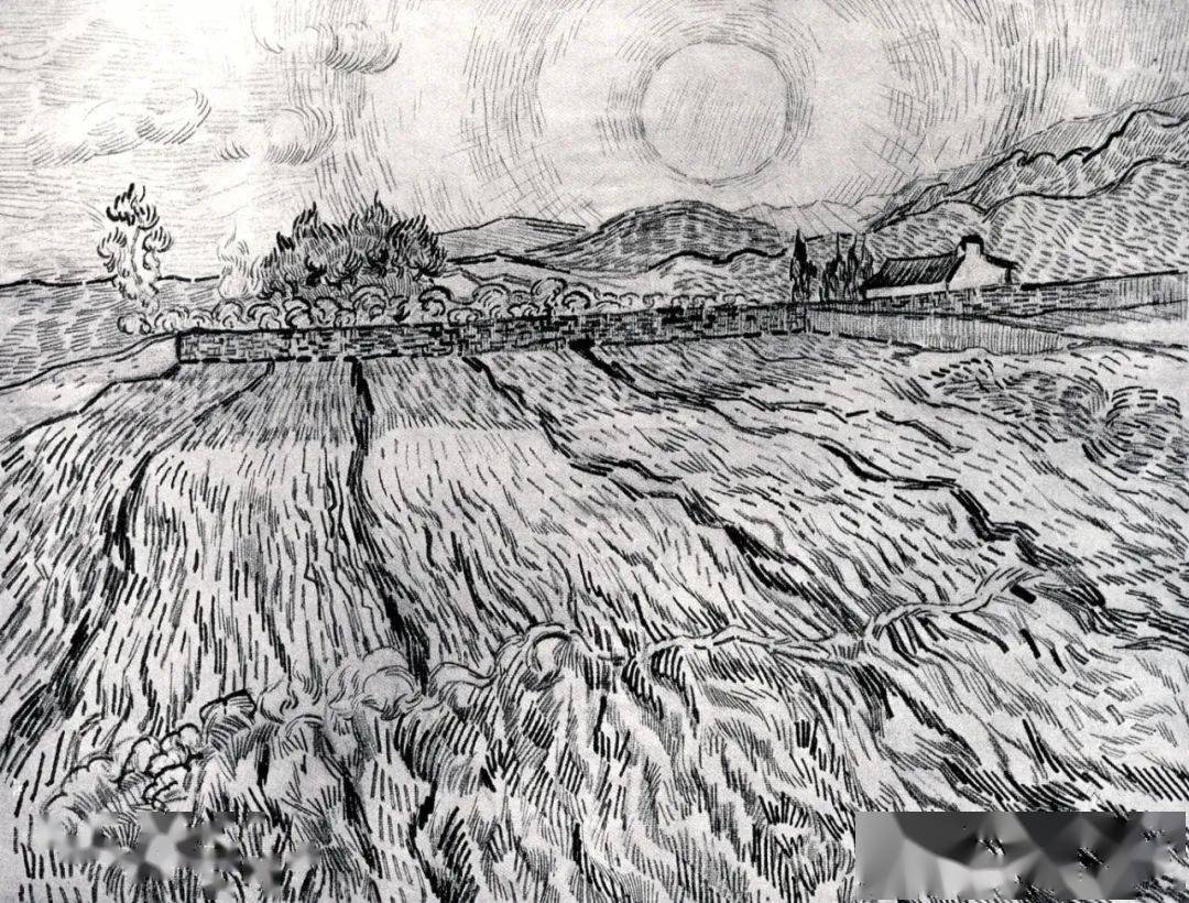 梵高素描手稿270幅 | 不知道世间有什么是肯定不变的,我只知道星星让