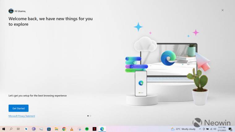 微软放出新的全屏广告 要求用户把Microsoft Edge 设置为默认浏览器