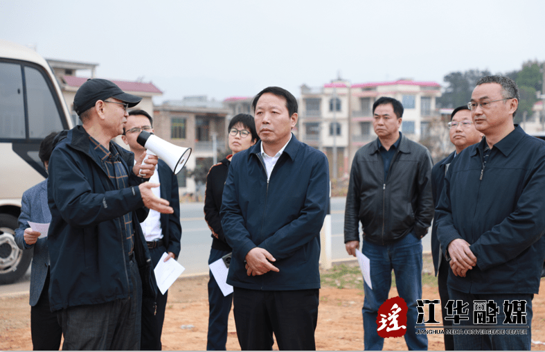 江华县委书记段贵建,江华县委副书记,县长吴军臣,以及伍继承,义洁