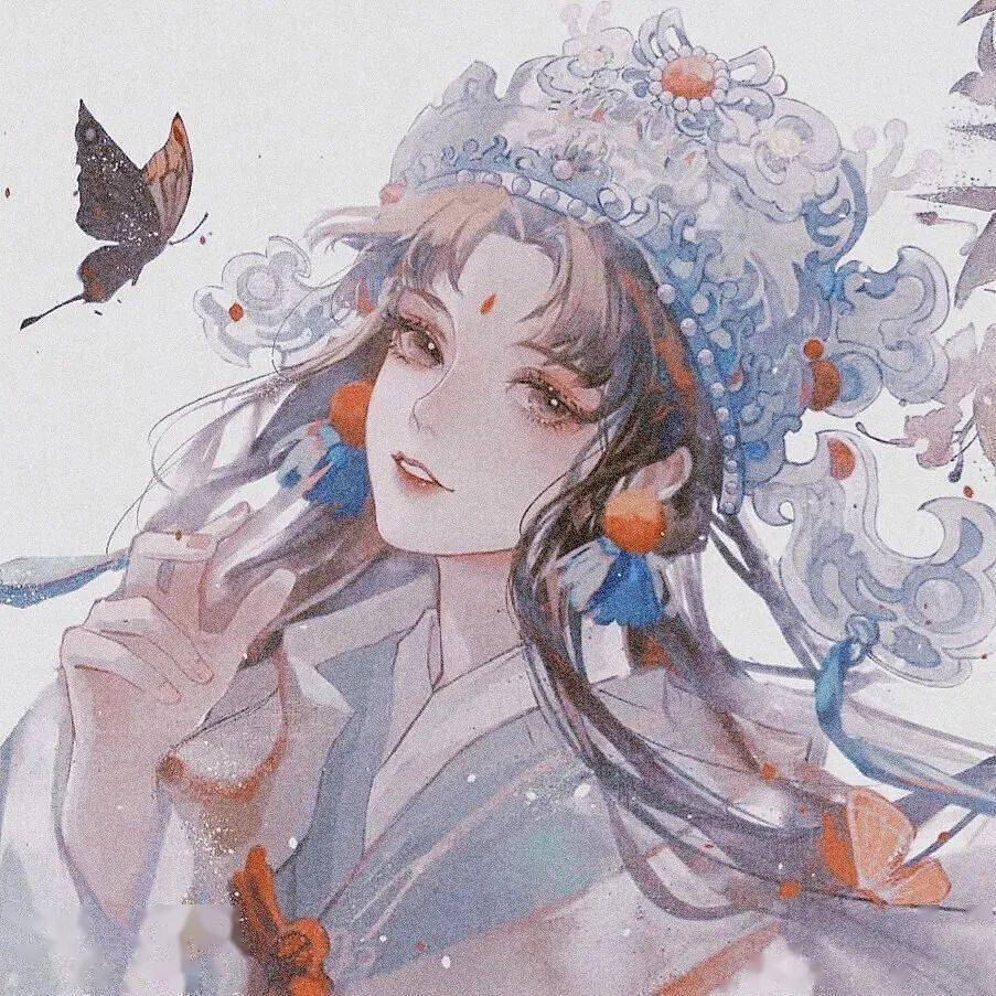 情侣头像|有你的日子 随手抓一束风 便是一整个春天