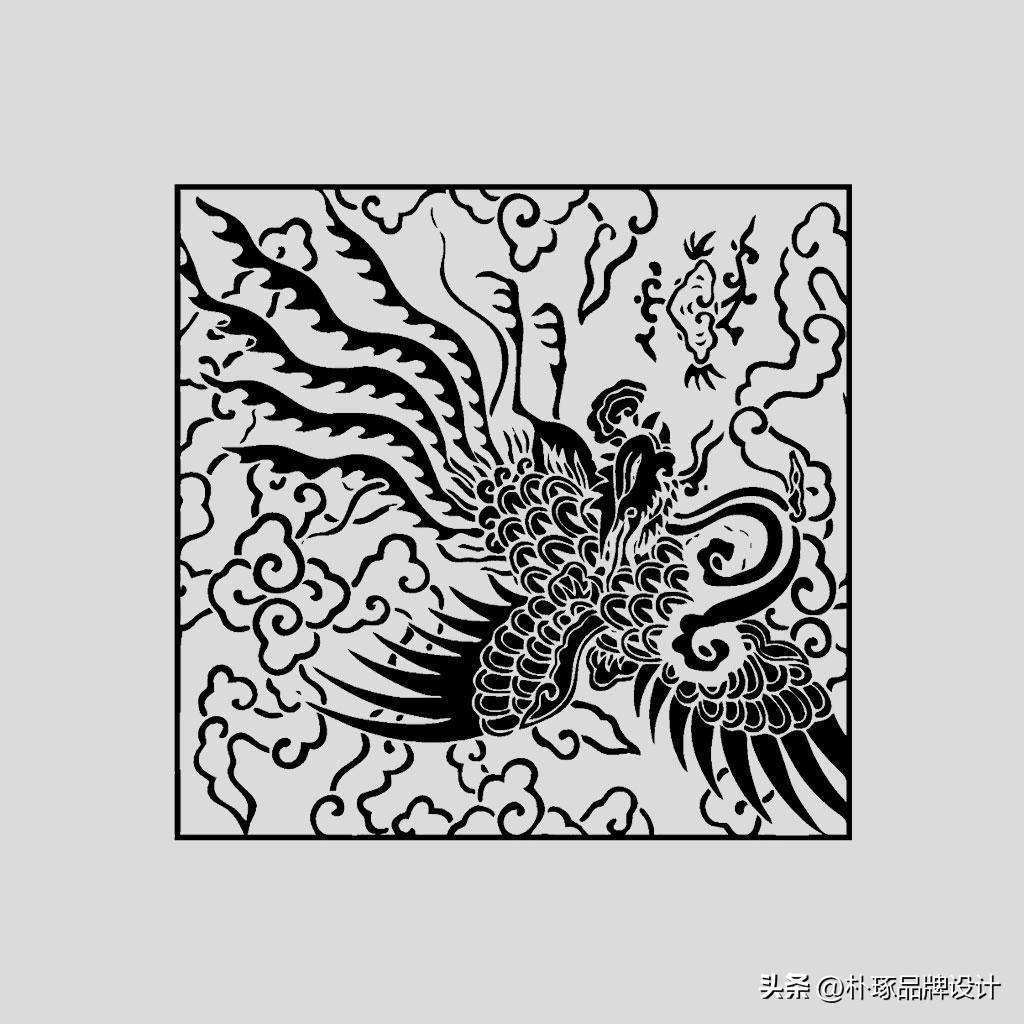 经典黑白配色的45款中国传统纹样图案,文化瑰宝