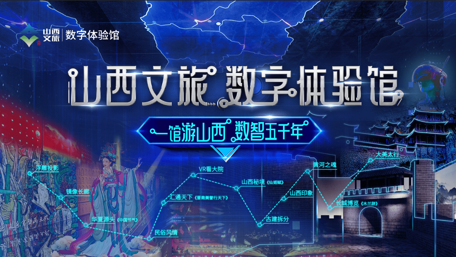 "一馆游山西 数智五千年" 山西文旅数字体验馆2023年焕新升级_文化