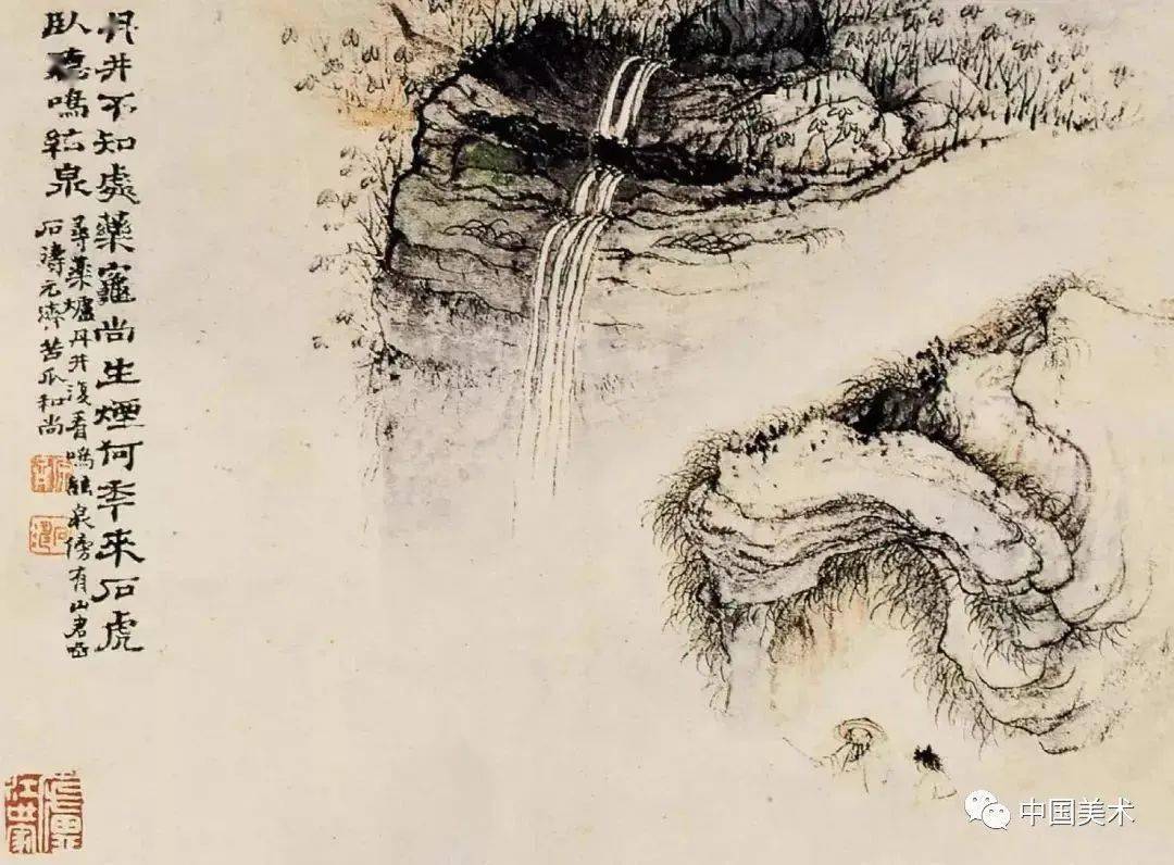 书画欣赏】石涛：黄山八胜图_搜狐网