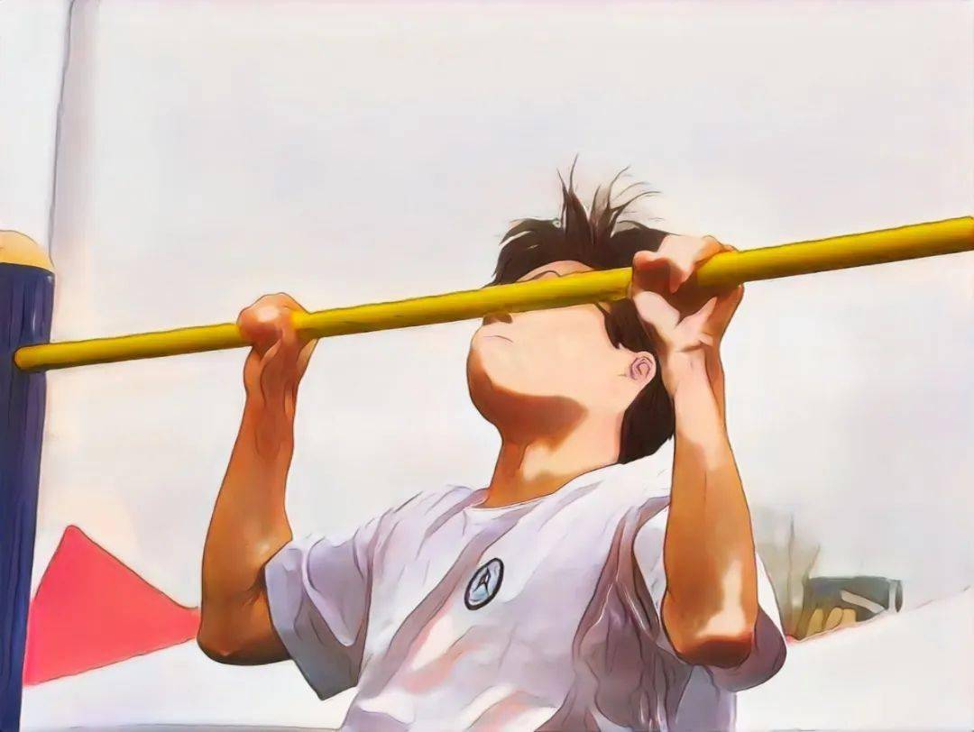 漫画vs现实引体向上冲过终点夺取属于你的荣耀毫不畏惧,奋力拼搏追风