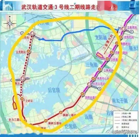 武汉地铁三号线路图片