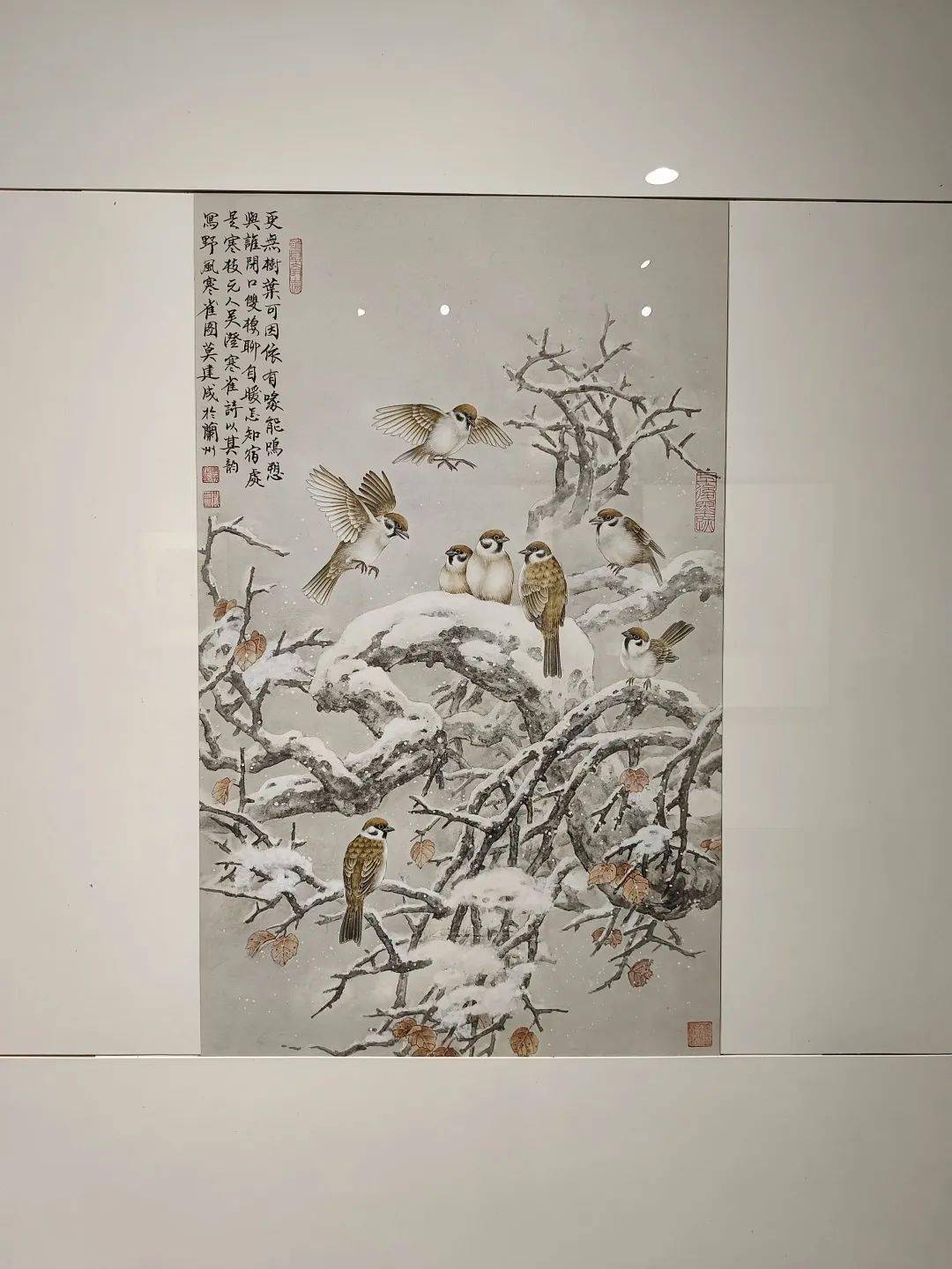 根盛花荣 寻迹思远|著名画家莫建成,莫晓松作品展在西北师大展出_金尚