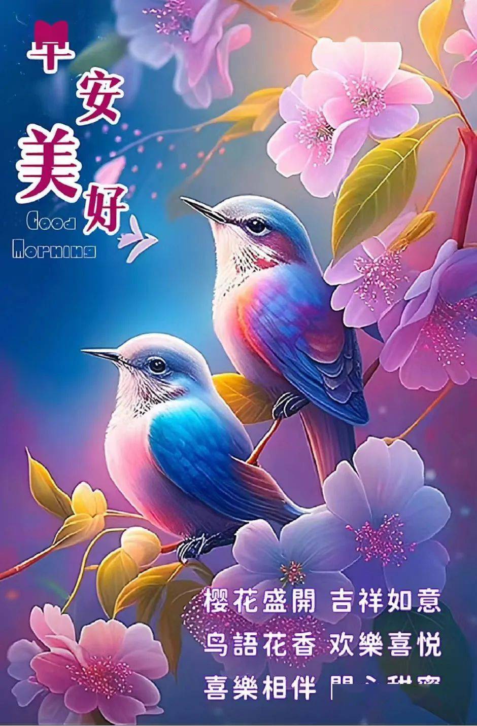 清晨微信送祝福:阖家幸福,快乐安康!_人生_平安_侵权