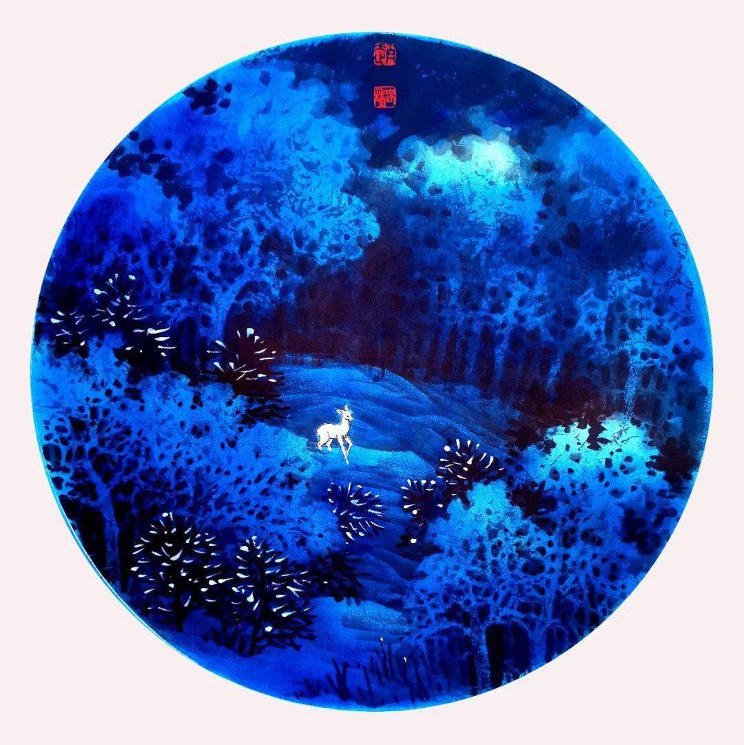 独爱冰雪入画屏:赵春秋冰雪山水画赏析_寒林_雪夜_国画