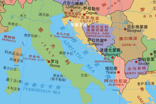 里耶卡港务局局长武科雷帕介绍,部分运输因战乱被转移到附近意大利和