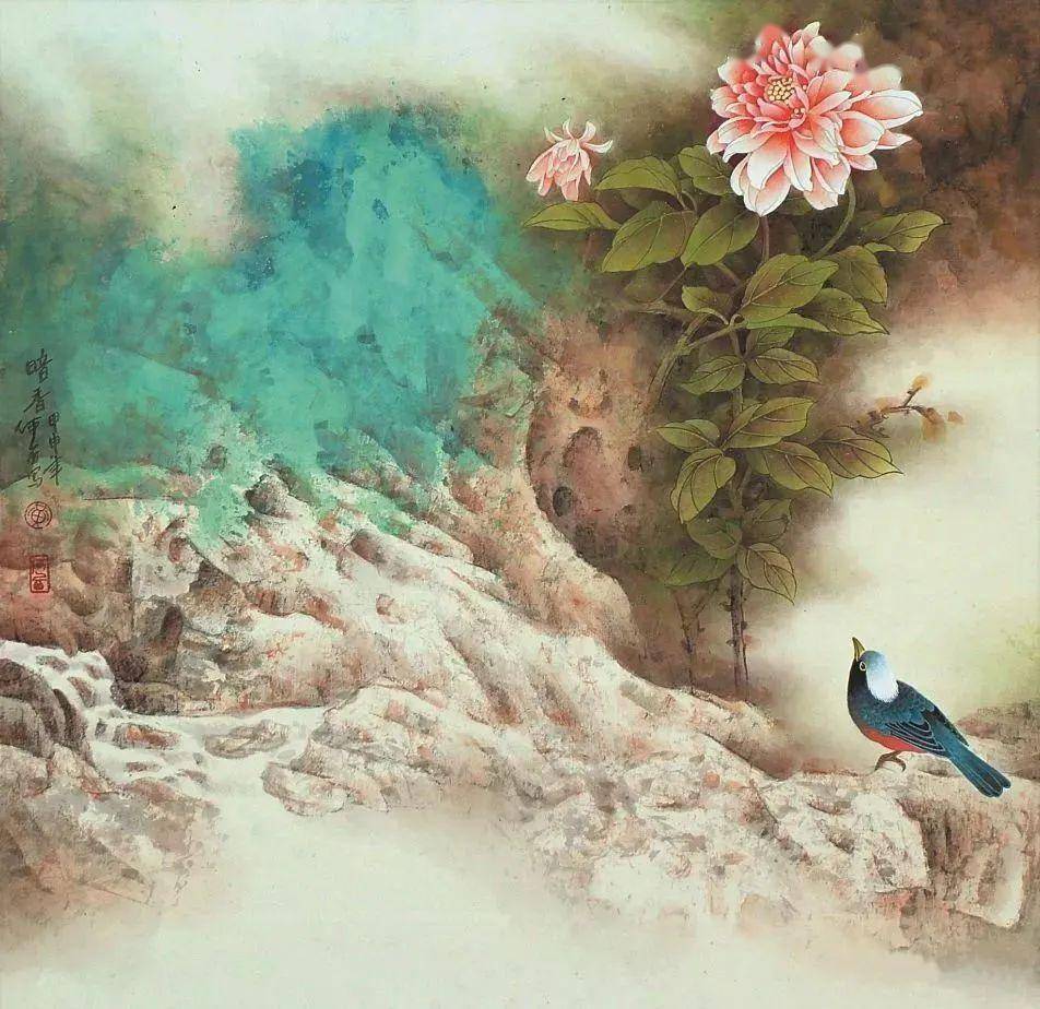 画风独具｜何西工笔花鸟艺术_搜狐网