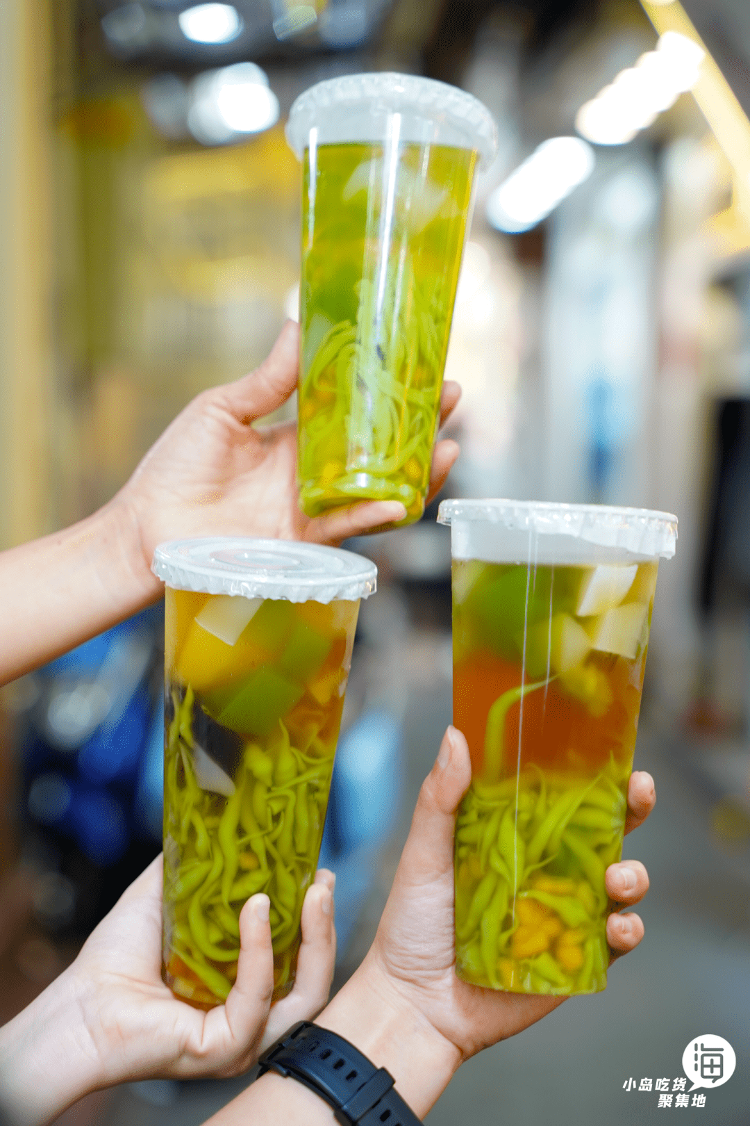 这一杯藏在得胜沙小巷子里的斑斓凉虾,我真的爱了!才只要5元/杯!