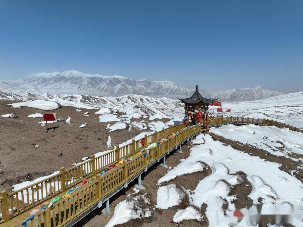 【镜观陇原】一夜春雪润天祝 马牙雪山比画美