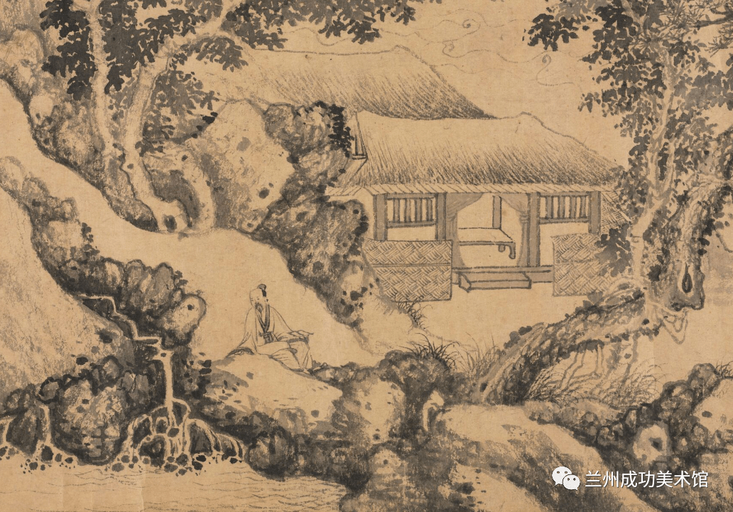 也就在这个正月,吴兴画家姚廷美为隐居于此的