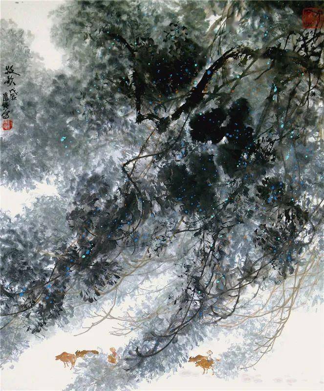 根深叶茂写榕魂——杜应强的水墨画_榕树_版画_画面