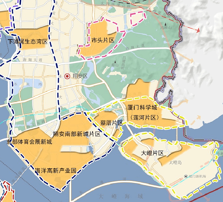 2021-2025年,厦门重点建设片区曝光_空间_实施规划_中心
