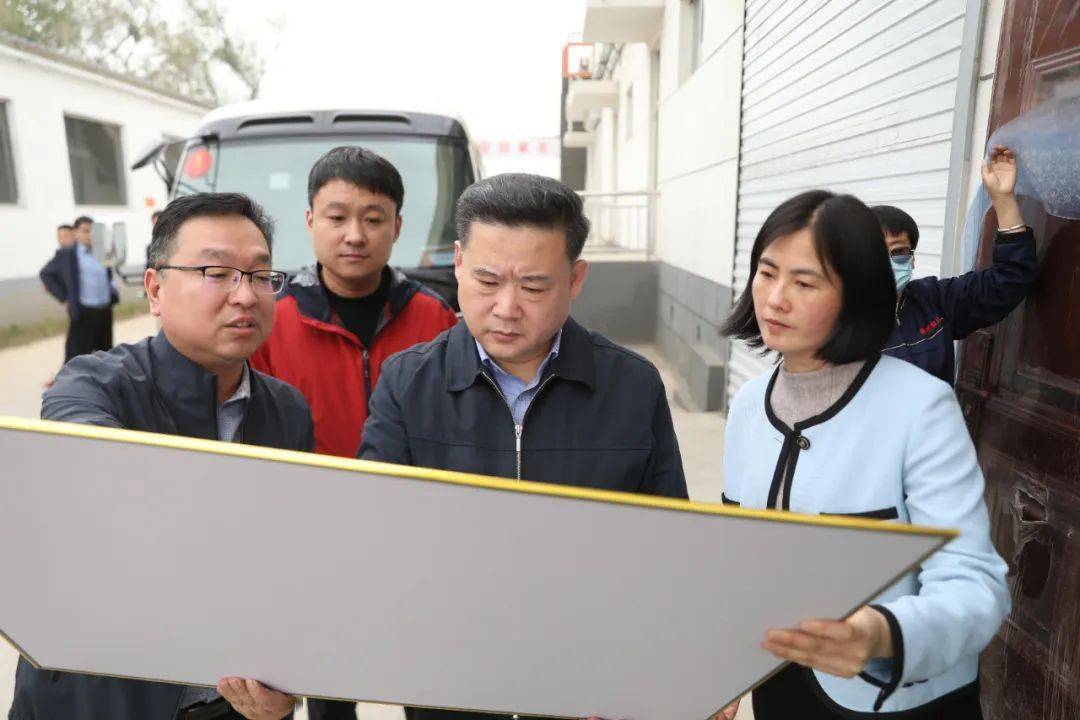 禹城市委书记滕海强到辛寨镇调研_等项目_大棚_加工