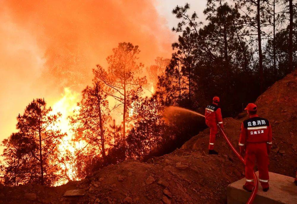 玉溪江川森林火灾已成功扑灭_视频_灭火_全屏