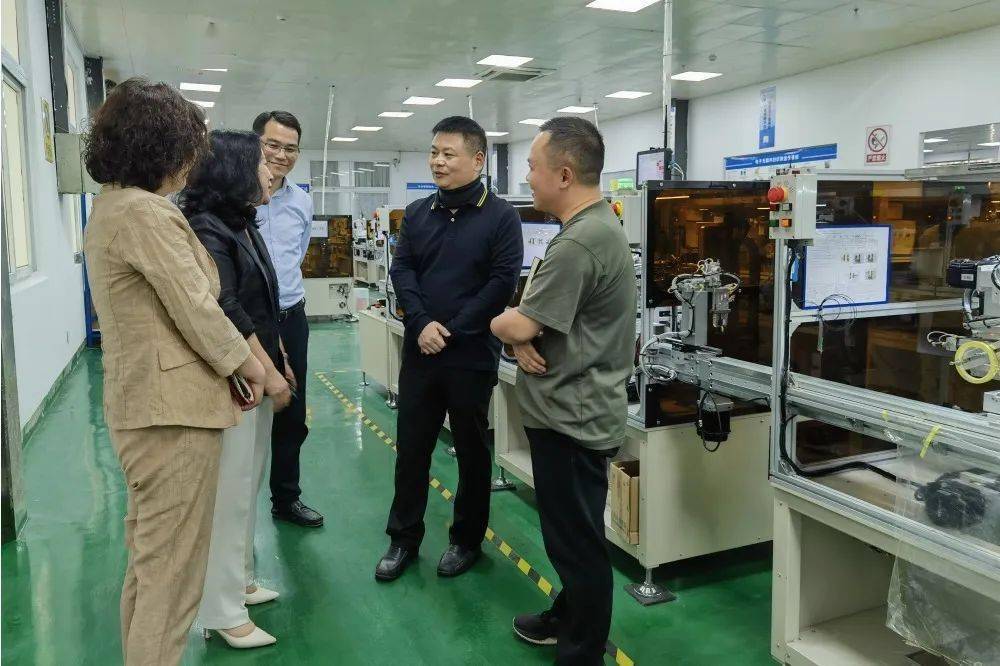 韩斌实地走访了合肥市菲力克斯电子科技有限公司,中粮米业(巢湖)有限