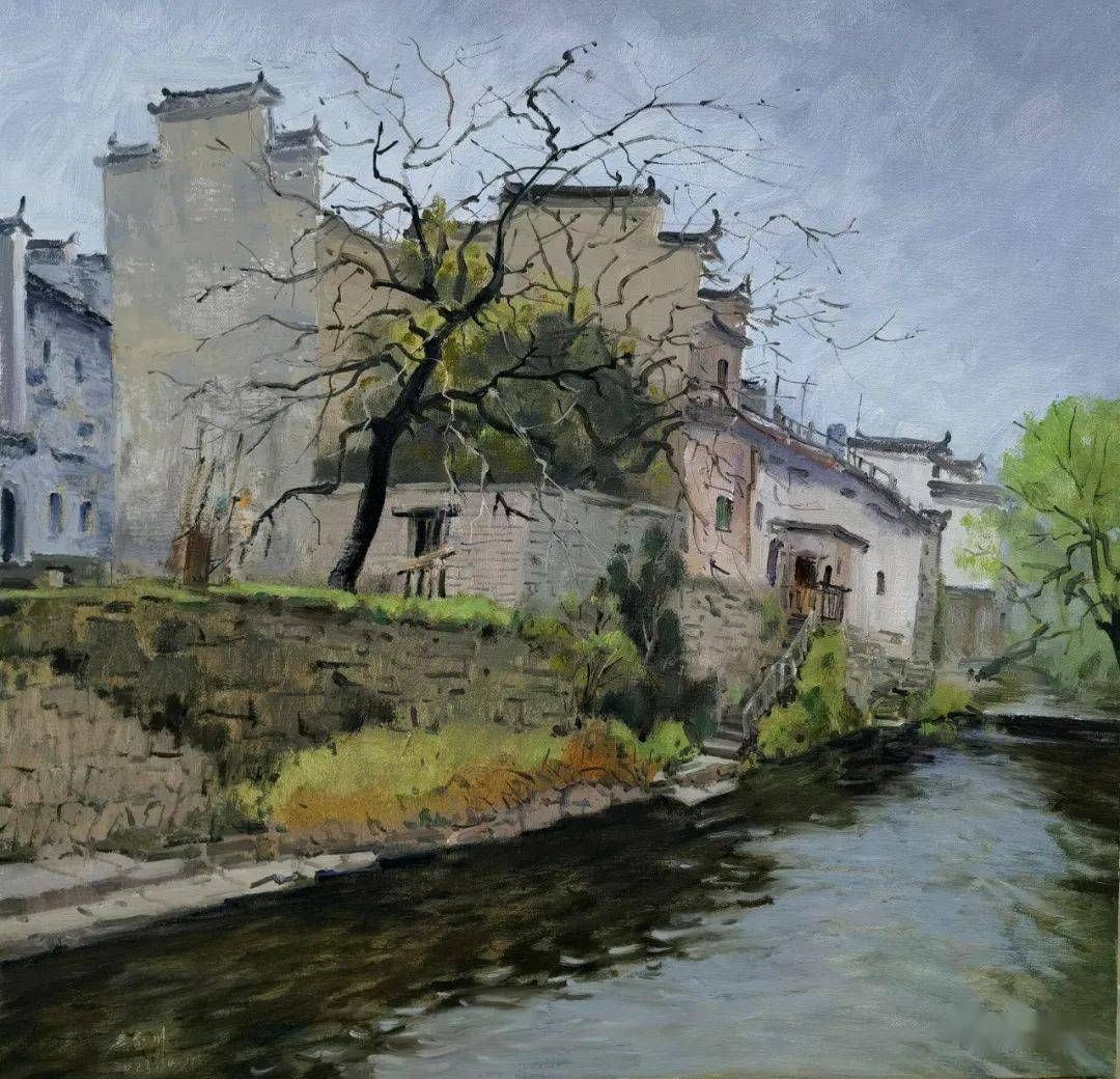 【写生啦】那时花开:翁凯旋,侯宝川2023婺源写生新作_油画_活动_作品