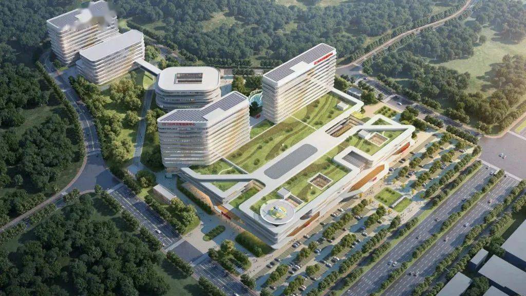 江门市新三甲医院(公共卫生临床中心)项目施工现场图.