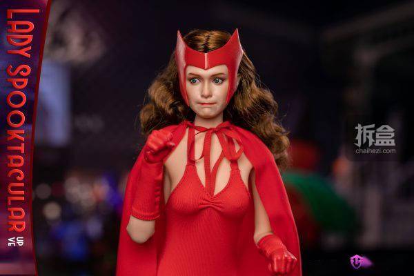 tgtoys 猩红女巫万圣节女士 升级版 1/6漫威同人可动人偶_官方_真皮