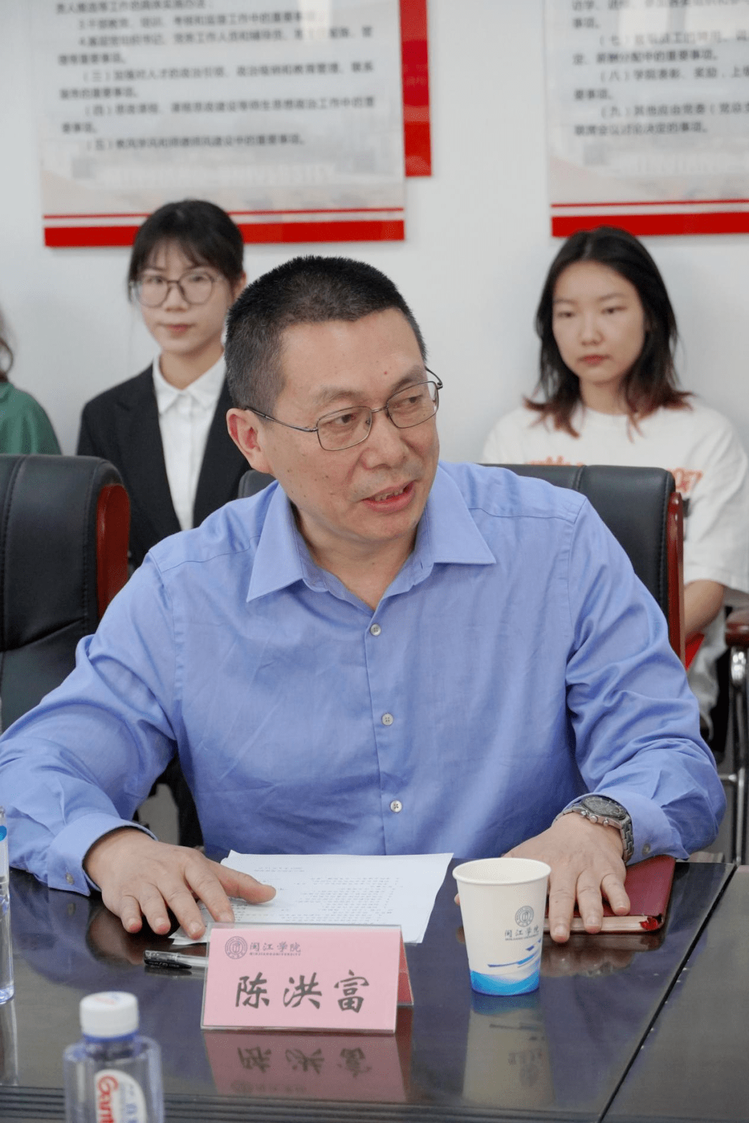 福州译国译民集团有限公司代表参与闽江学院外国语学院创新班结业仪式