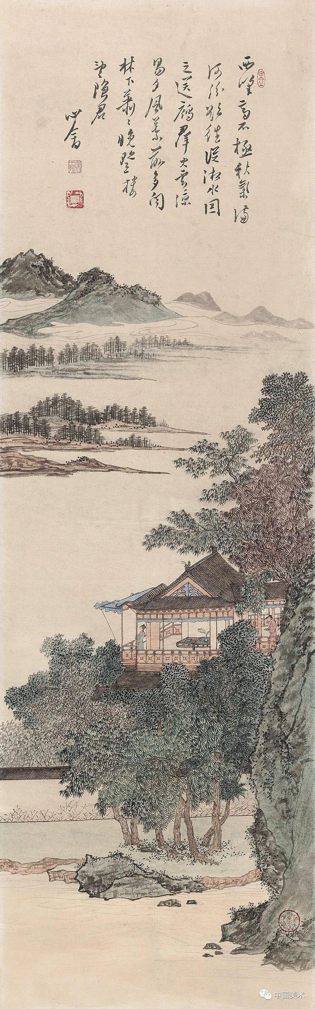 他参悟明代山水手卷,终成一代巨匠_作品_溥儒_国画