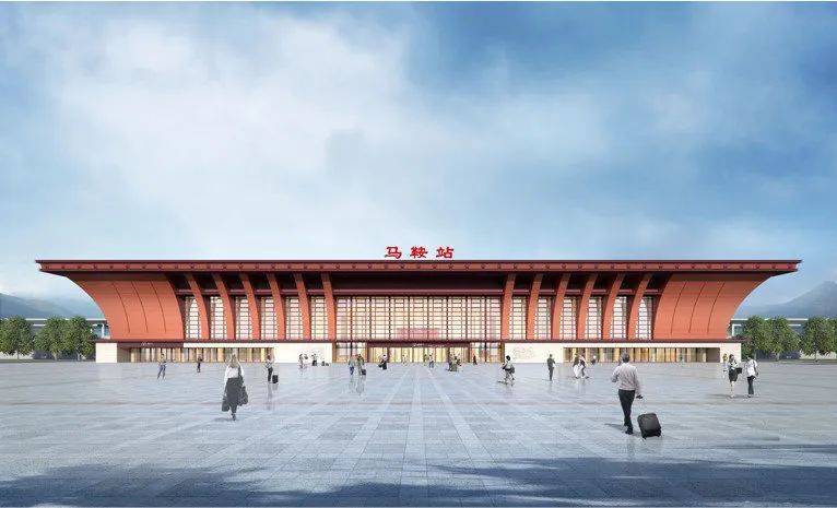 67汉巴南铁路蓬安西站,仪陇站,马鞍站效果图来啦!_巴中_南充_站房