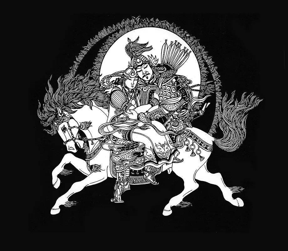 布里亚特版《格萨尔王》_史诗_插画_世界
