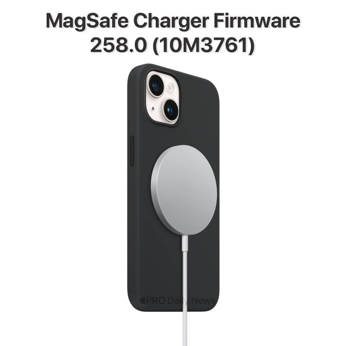 苹果为MagSafe充电器发布固件更新 高于10M1821固件