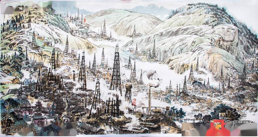 用画笔串联自贡盐路记忆——川盐古道主题创作美术作品巡展纪实_文化