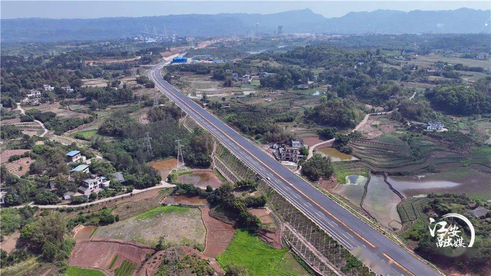 双向四车道,宜宾这条快速通道即将通车!_江安_建设_项目