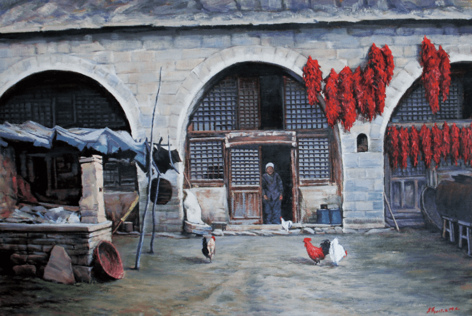 展览预告 | 浓浓深情绘陕北——李来军巨幅油画《百羊图》主题作品展