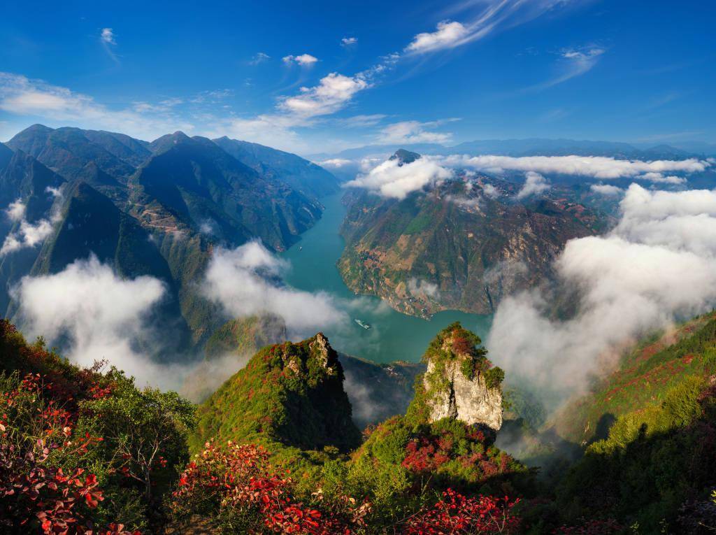 巫峡风光图片图片