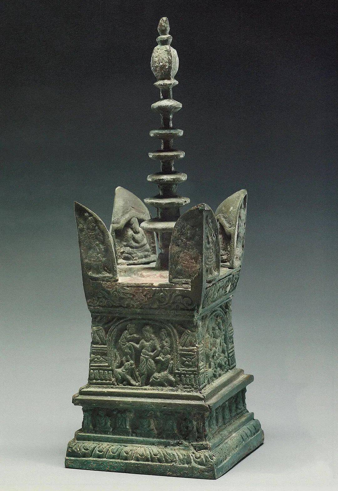 金申:吴越国王造阿育王塔_会稽_杭州_刘萨