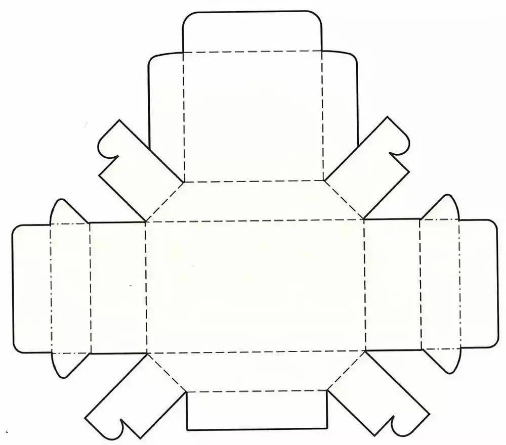 仿生纸盒结构图图片