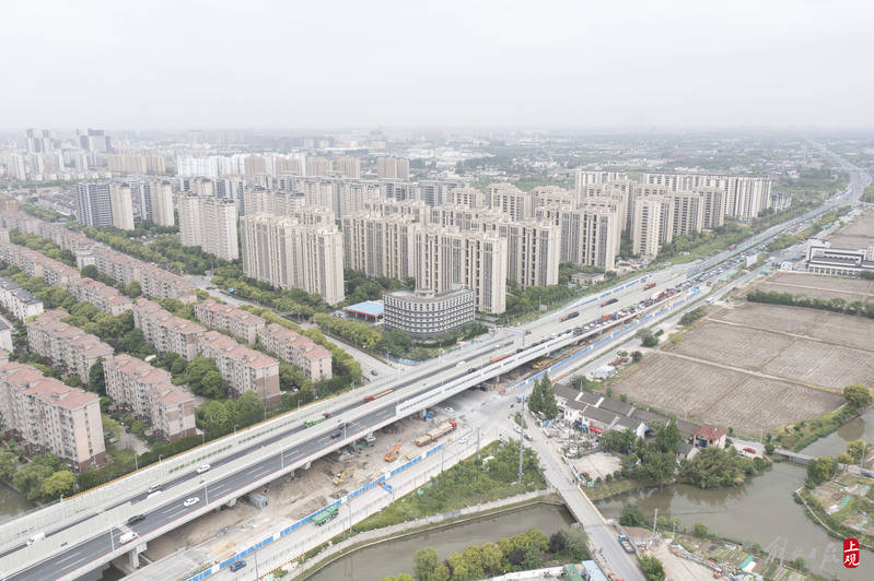 早高峰通行时间2分钟:林海公路改建工程高架主线通车_南北向_陆家嘴