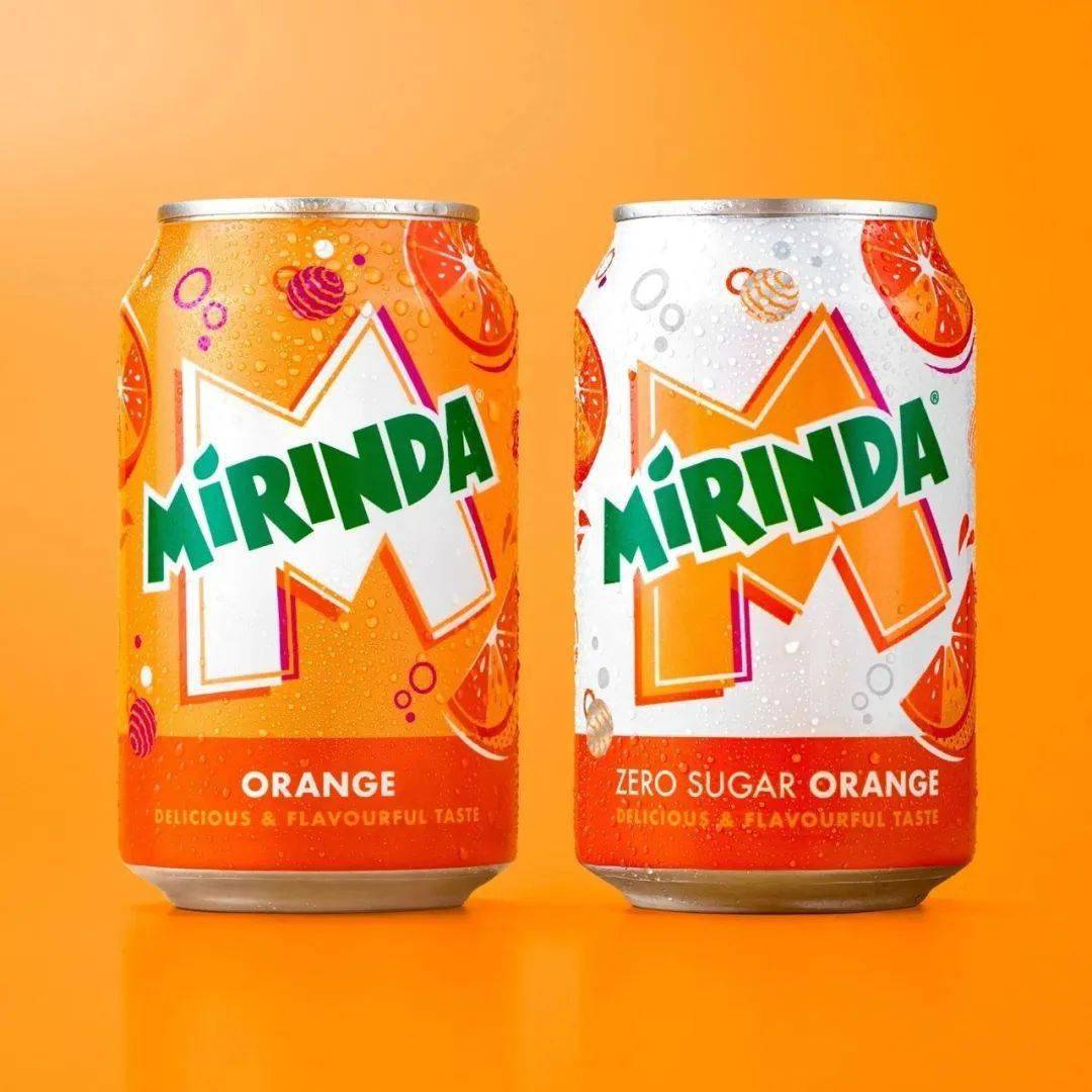 美年达换新,这个"m"看着有点眼花_设计_品牌_可口可乐