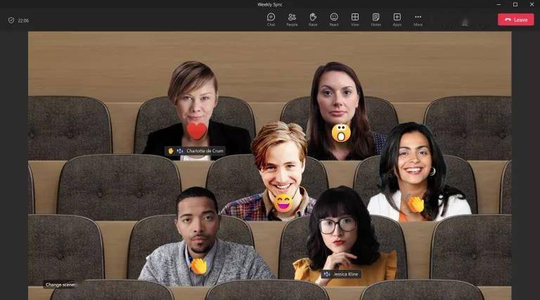 微软Teams改进Together模式 支持多种场景、分配座位等