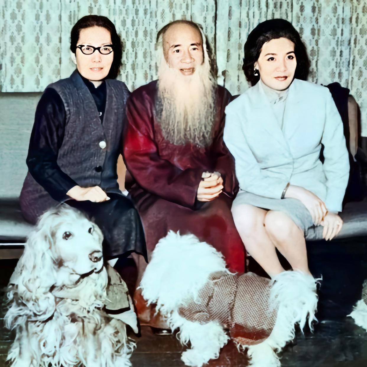 48岁张大千娶18岁女学生,两人相濡以沫,晚年吃饭要看夫人眼色_徐雯