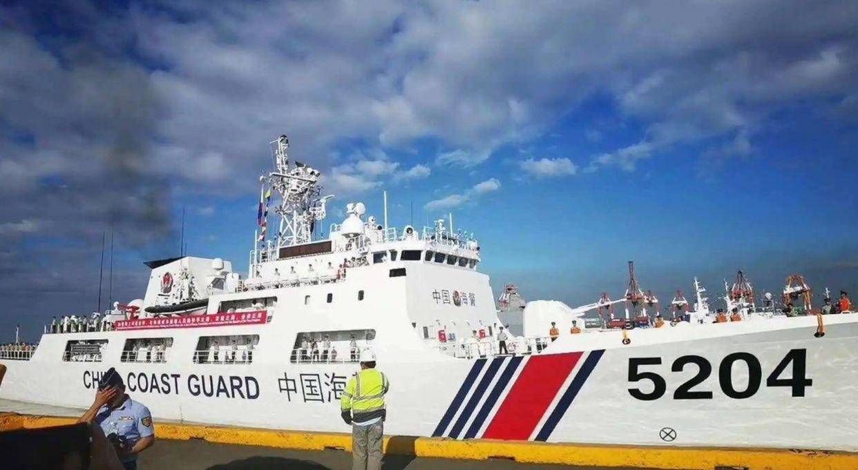 我海警立即行动,美说好帮忙,结果根本没来_中国海警船_南海_中方
