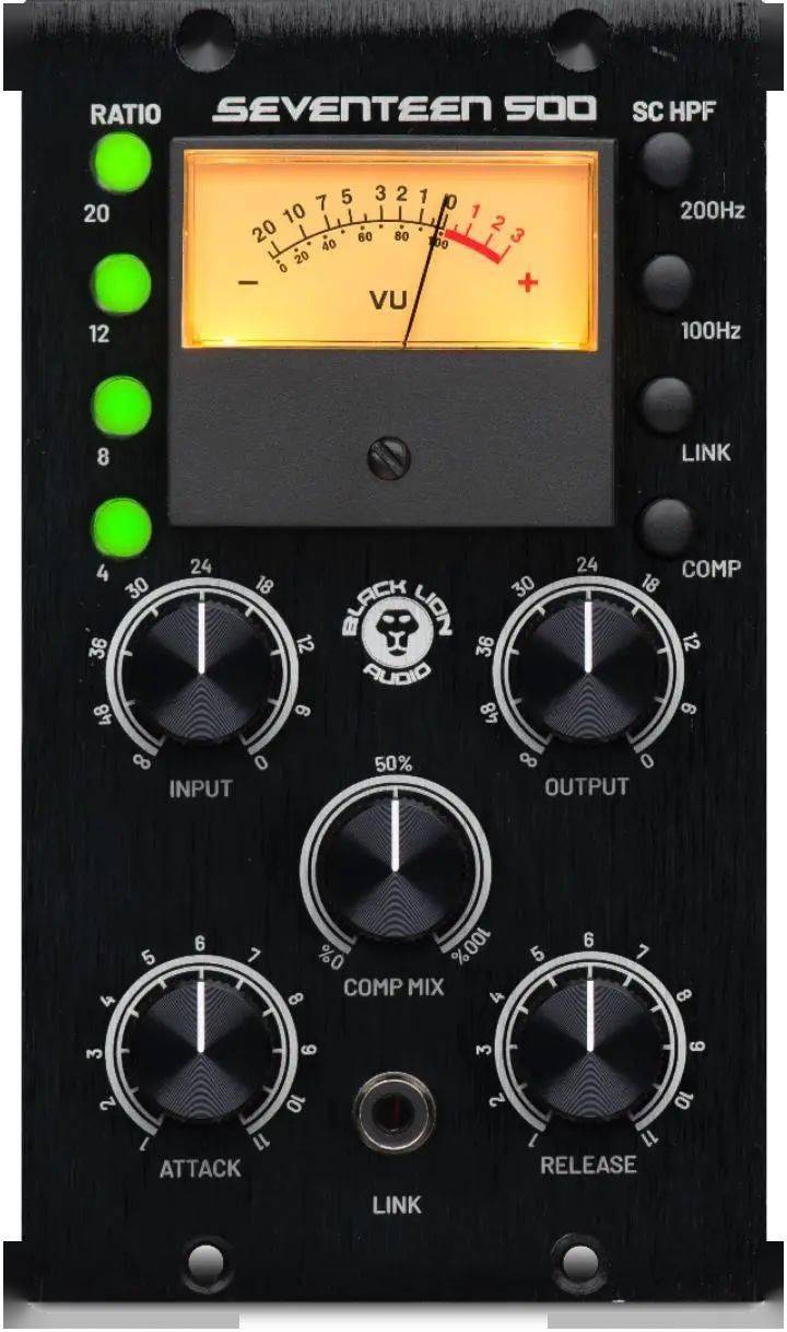 Black Lion Audio 发布500 系列增强型1176 风格压缩器Seventeen 500_搜狐网