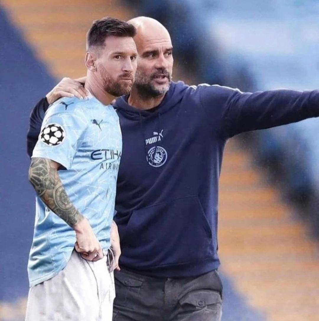 追求梅西!瓜迪奥拉公开表态,巴萨遇激烈竞争,曼城实现6冠王?