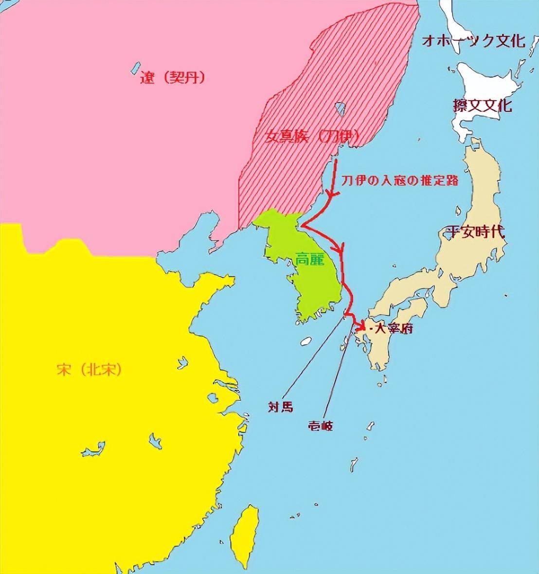 刀伊入寇:曾让日本瑟瑟发抖的女真海盗_造船_大部分_渤海国