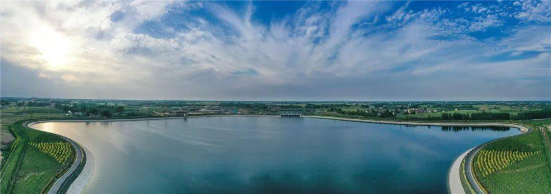 柘城"元宝湖",这也太美了!_供水_江济淮_蓄水库