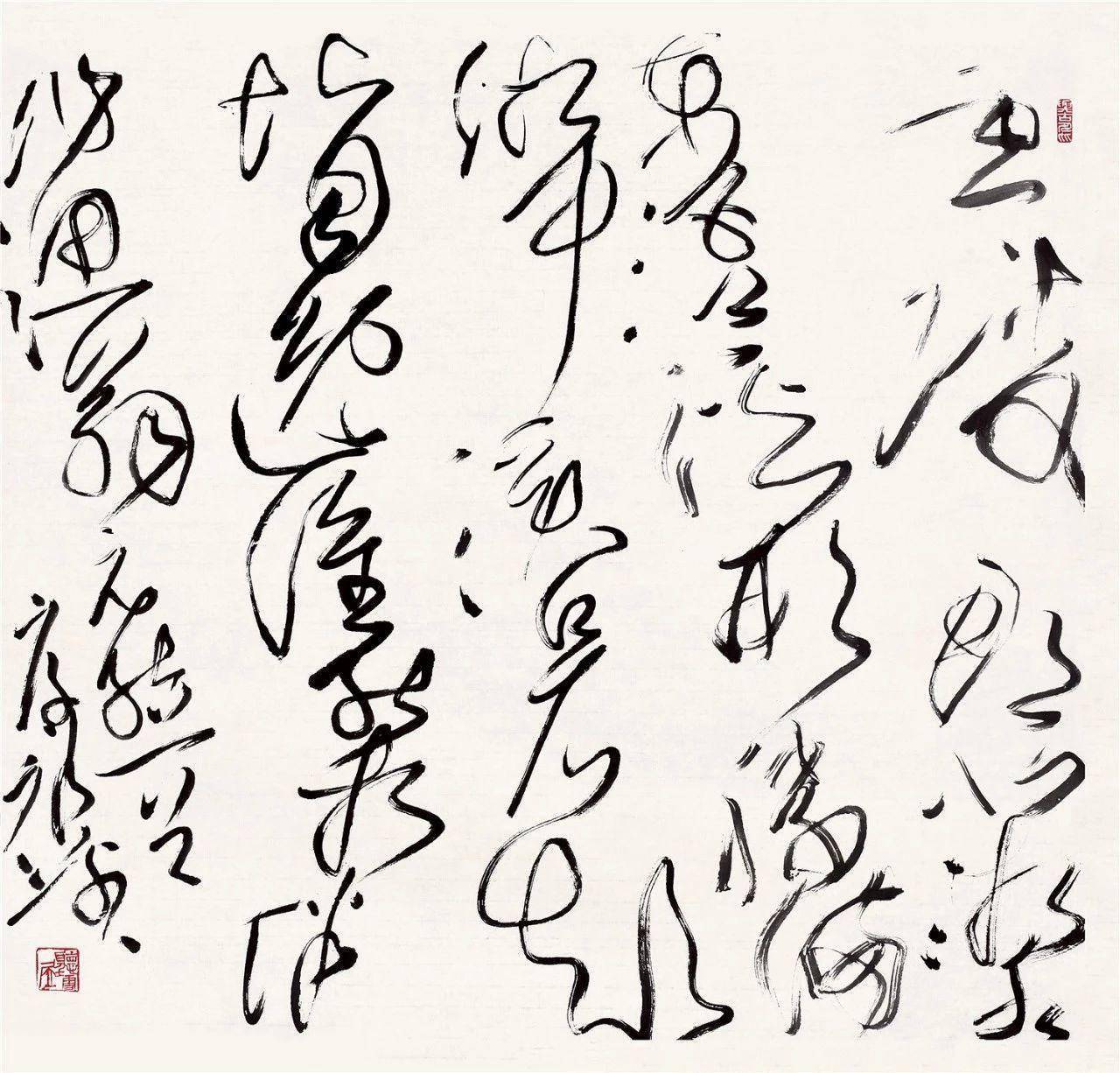 曾来德:王厚祥这幅草书是中国草书史上不可多得的作品,人狂字狂_书法