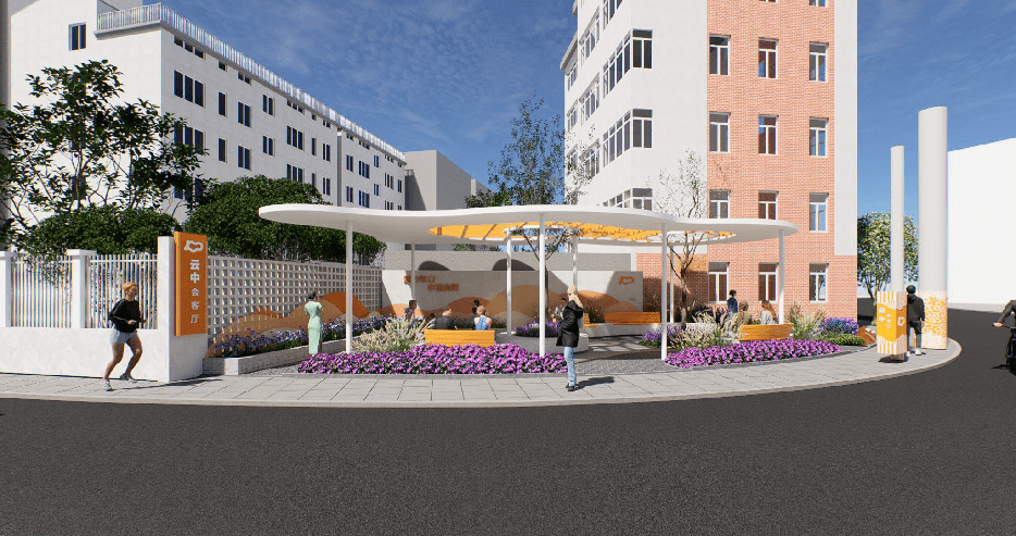 实事项目落地 曲阳再添街角花园——伊敏河路运光路微更新工程_社区