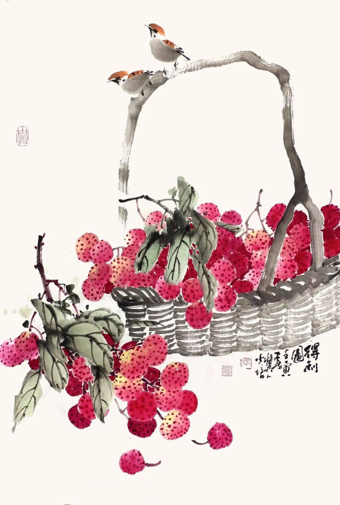 【艺术世界】张少培国画作品欣赏_东江_秋风_紫藤